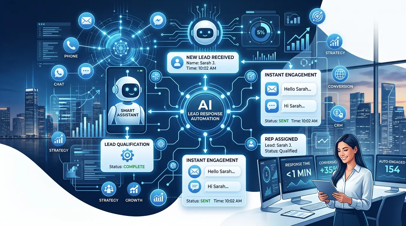 AI automation and instant lead response by Involve Digital Marketing, Jacksonville and Clay County, FL