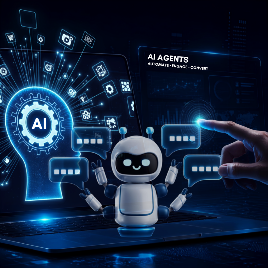 AI Agents for Businesses-Involve Digital Marketing-Jeremiah Aut | Involve Digital Marketing AI agents handling first-touch lead response inside AI automation integrations