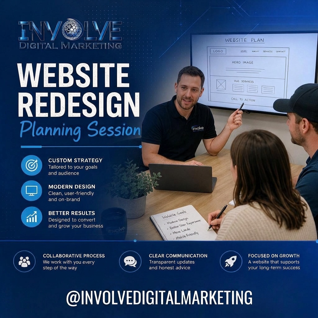 Involve Digital Marketing Website Redesign Strategy Plan | Involve Digital Marketing Involve Digital Marketing Website Redesign Strategy Plan