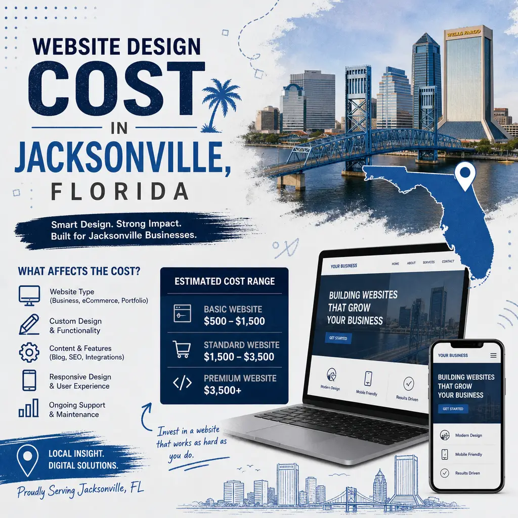 Website Design Cost-Involve Digital Marketing-Jacksonville 2026 | Involve Digital Marketing Website design costs in Jacksonville 2026, explained by Involve Digital Marketing