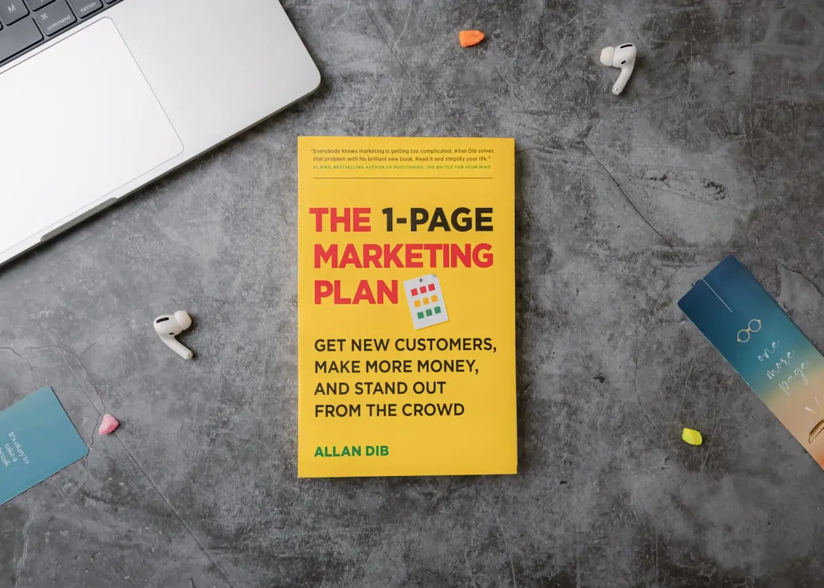 Content marketing plan illustration