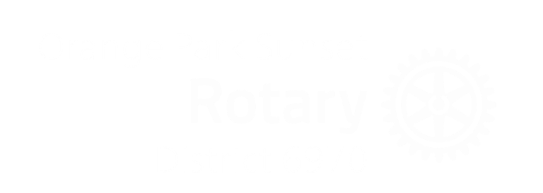 Rotary Club Logo Orange Park Sunset