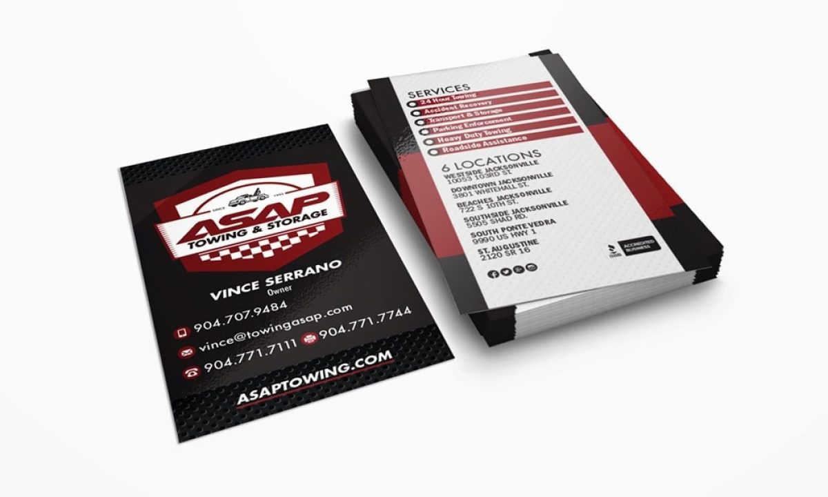 Asap towing logo & branding