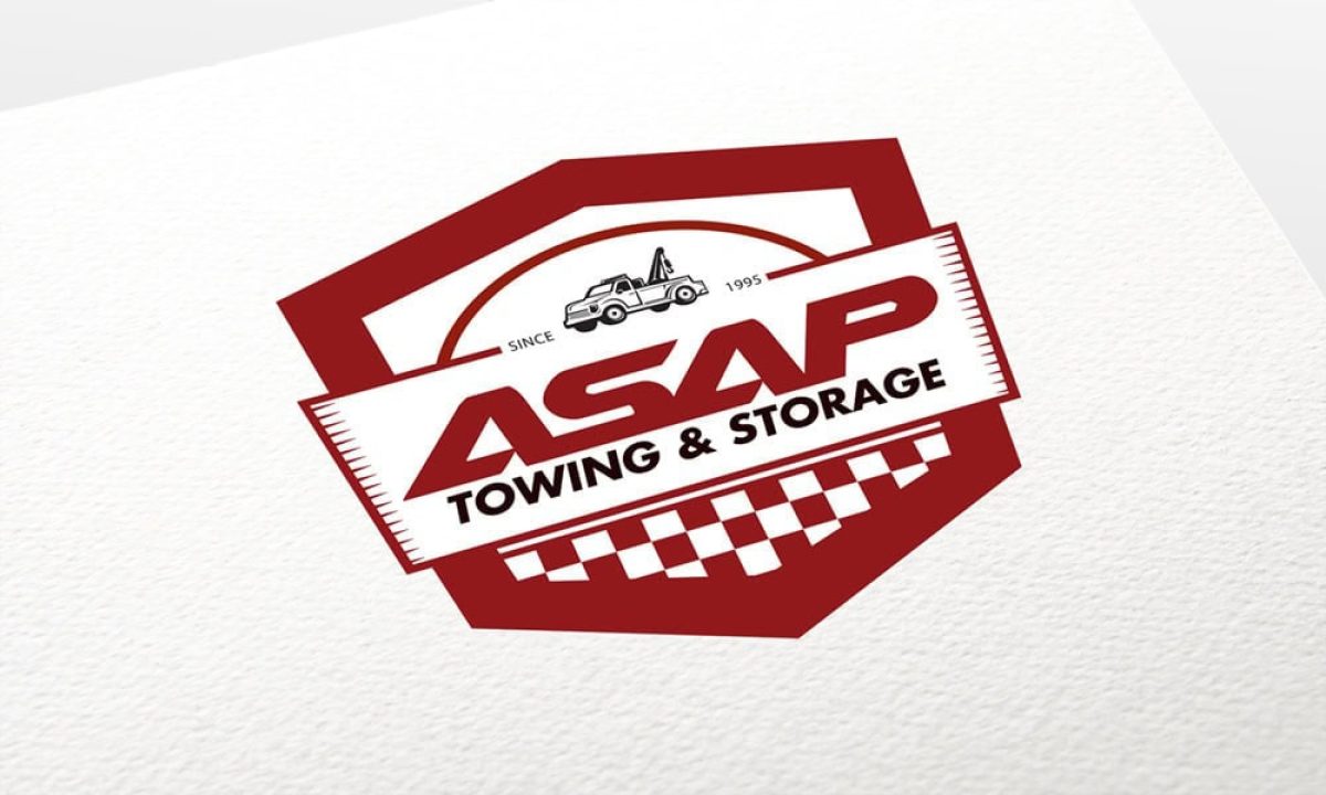 Asap towing logo & branding